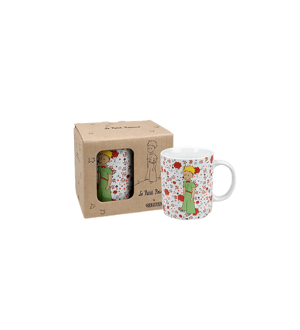 Tazón Mug C/Caja Principito Le Petite Prince Roses