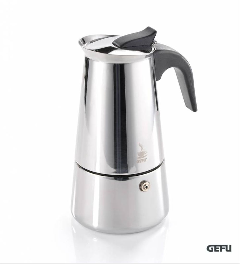 Cafetera Italiana Emilio + 2 Tazas Gefu