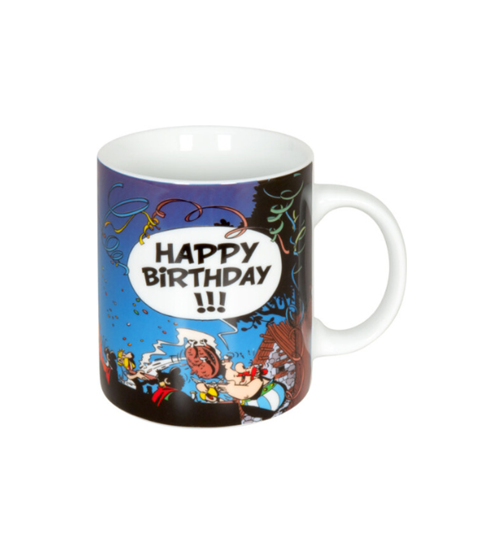 Mug Asterix Happy Birthday