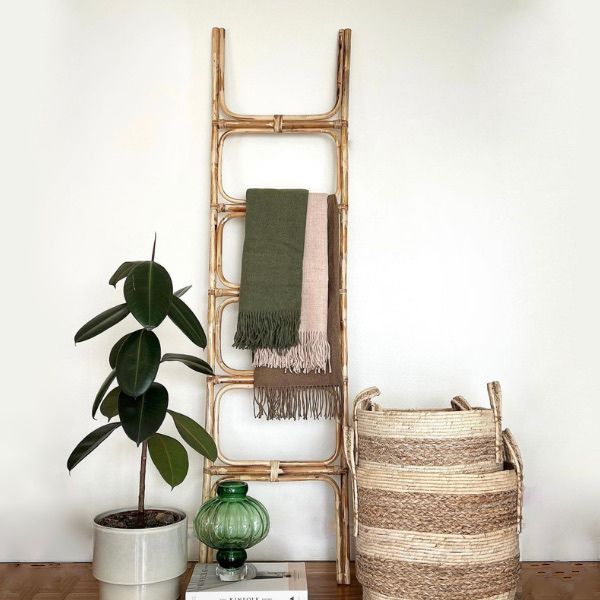 Escalera deco bambú