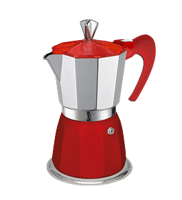 Cafetera Italiana Delizzia 6 tazas Roja – G.A.T