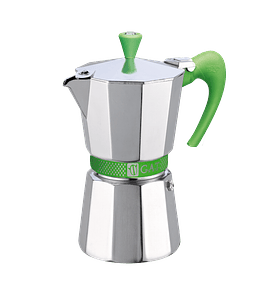 Cafetera italiana BETTY 6 tazas Verde – GAT