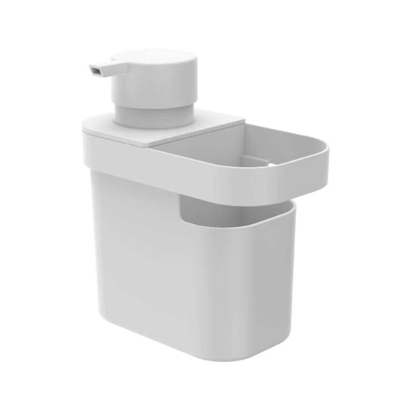 Dispensador De Detergente Y Organizador Trium 650 Ml Blanco