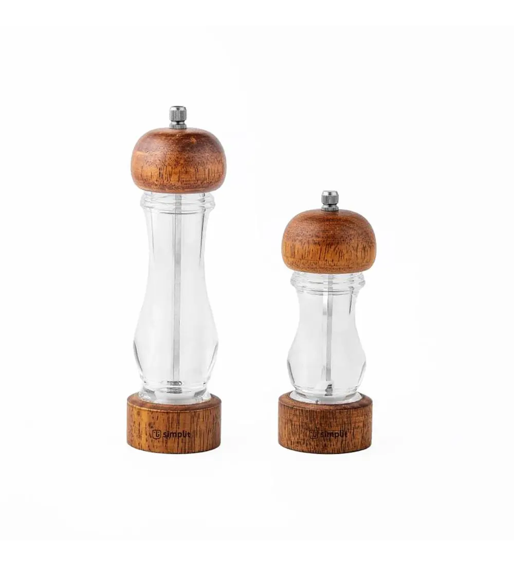Set 2 Molinillos Sal Pimienta Madera Verona Simplit