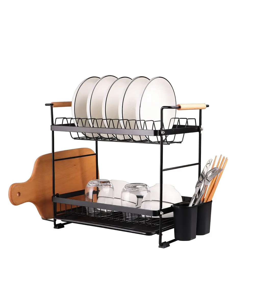 Secaplatos Escurridor Acero Inox Bilbao 2 Niveles