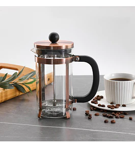 Cafetera Prensa Francesa Vidrio Cobre 600 ml Simplit