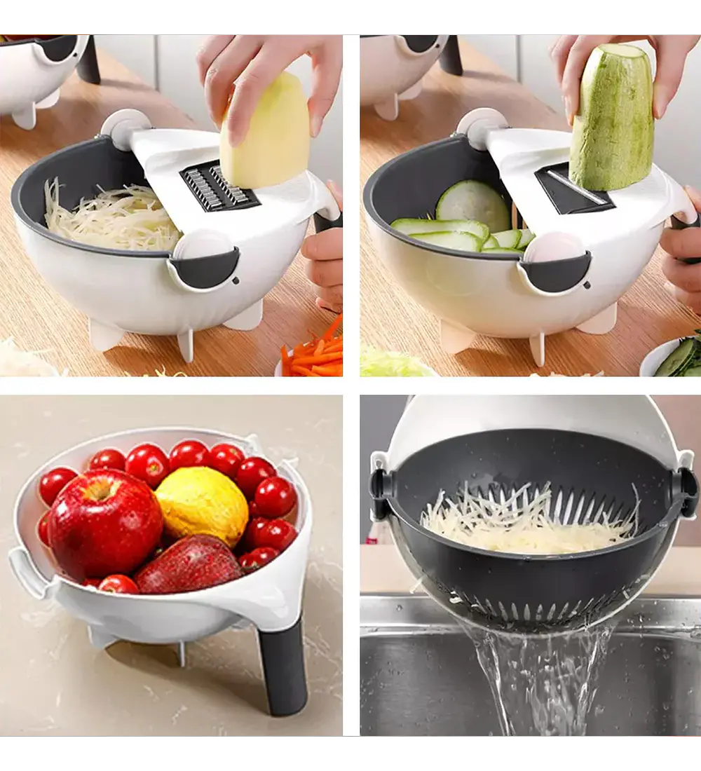 Bowl Cortador Rallador de Verduras Multifuncional Simplit