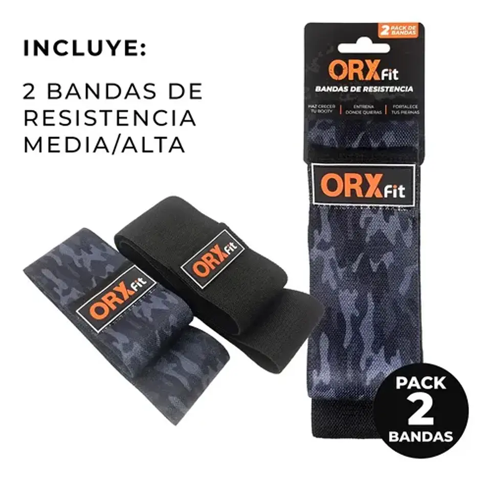 Pack de Bandas de Resistencia ORXfit Negras 1