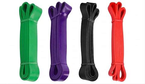 Set de 4 Bandas de Resistencia para Calistenia (15-25-35-55 KG)