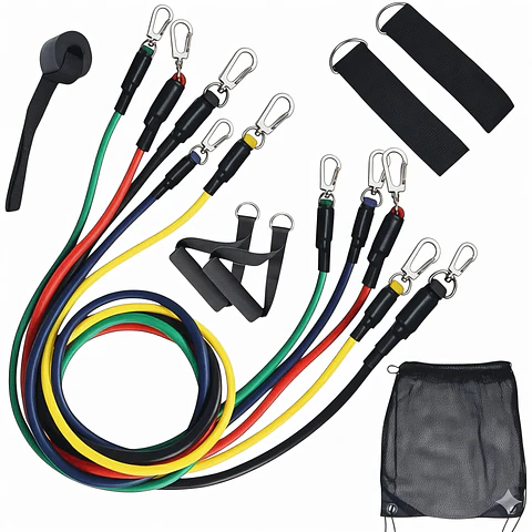 Set de Bandas de Resistencia Tubulares 150Lbs 