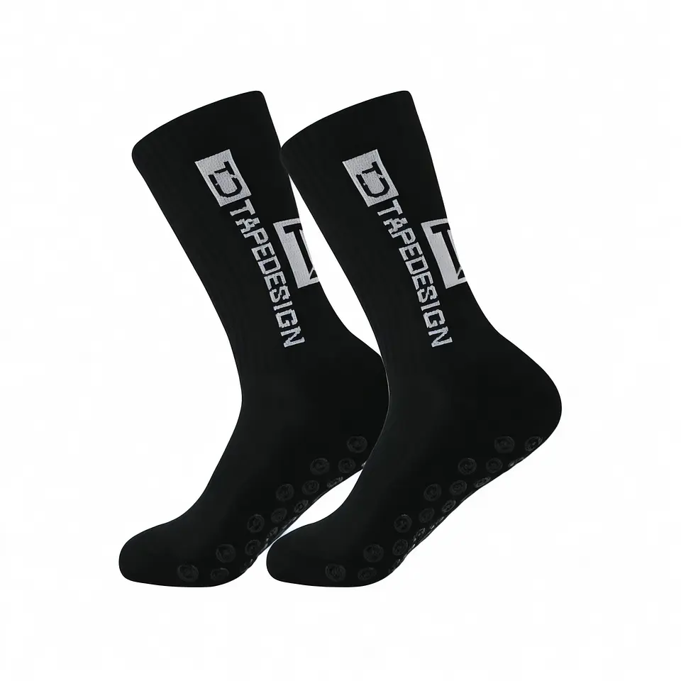 Calcetas Antideslizantes TapeDesign Negras 1