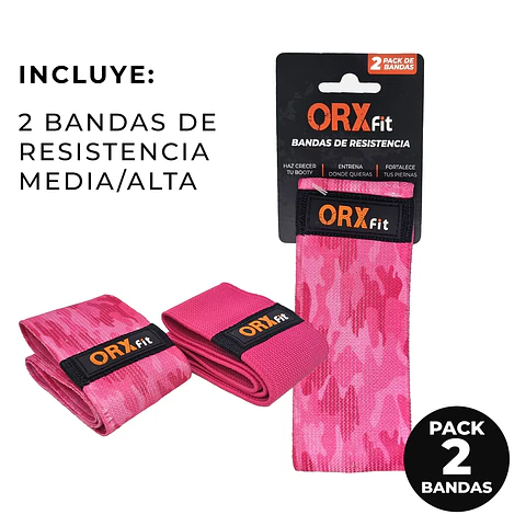 Pack de Bandas de Resistencia ORXfit Pink