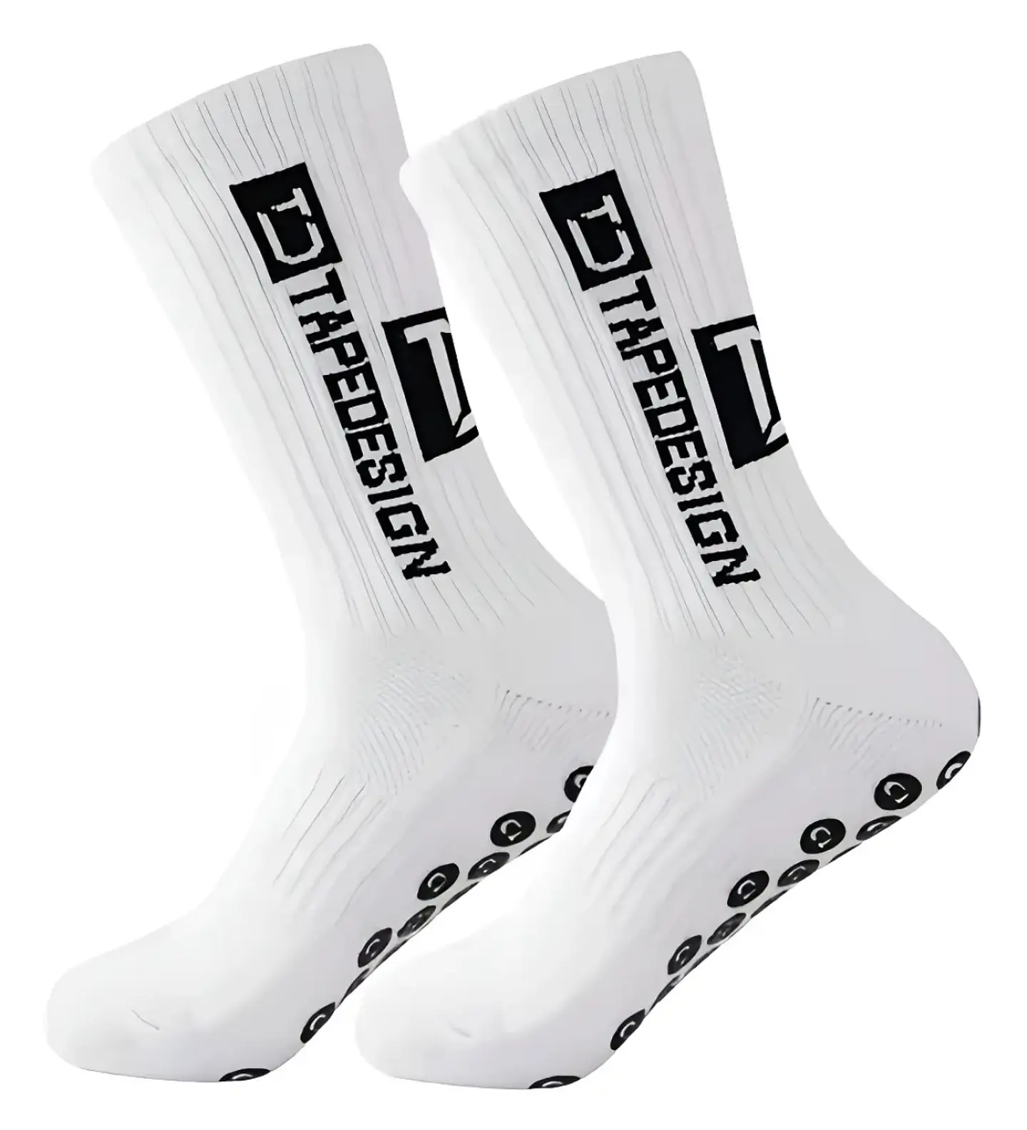 Calcetas Antideslizantes TapeDesign  Blancas 1