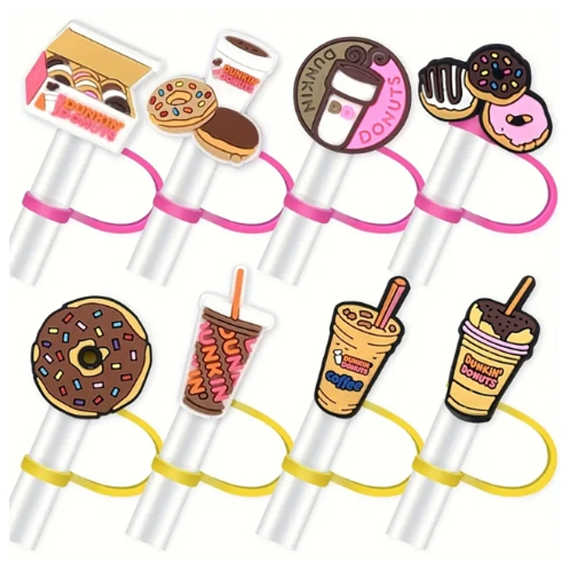 Straw Covers Dunkin' 1