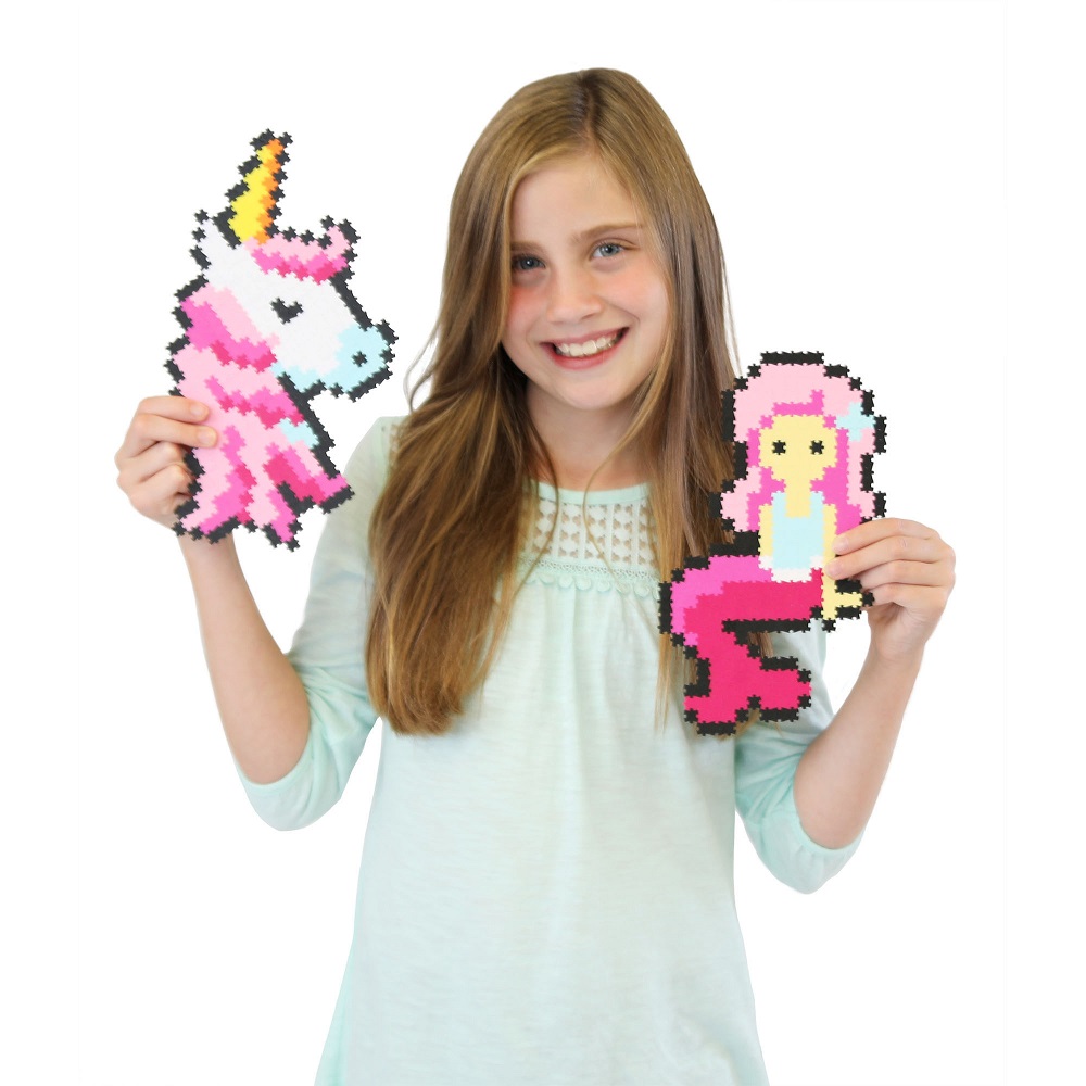 JIXELZ PUZZLE DE PIXELES 700 PC SET, FANTASIA