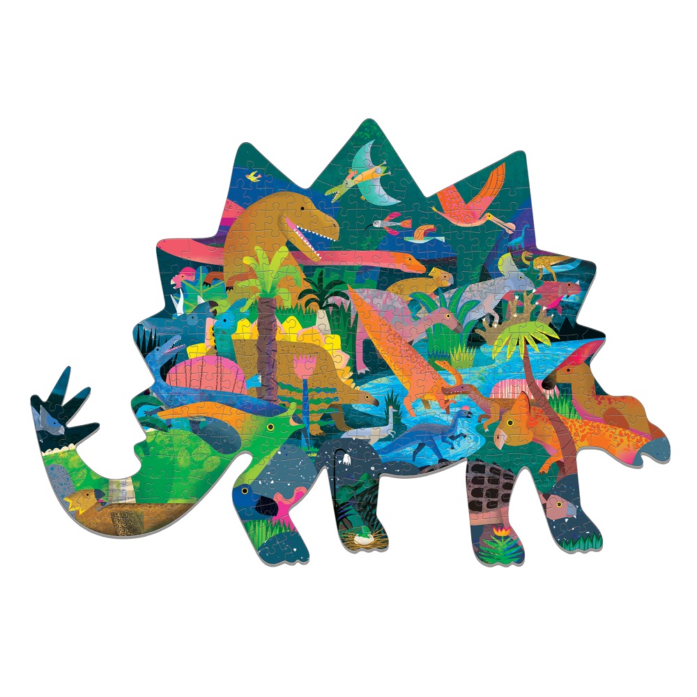 PUZZLE 300PCS CON FORMA, DINOSAURIOS