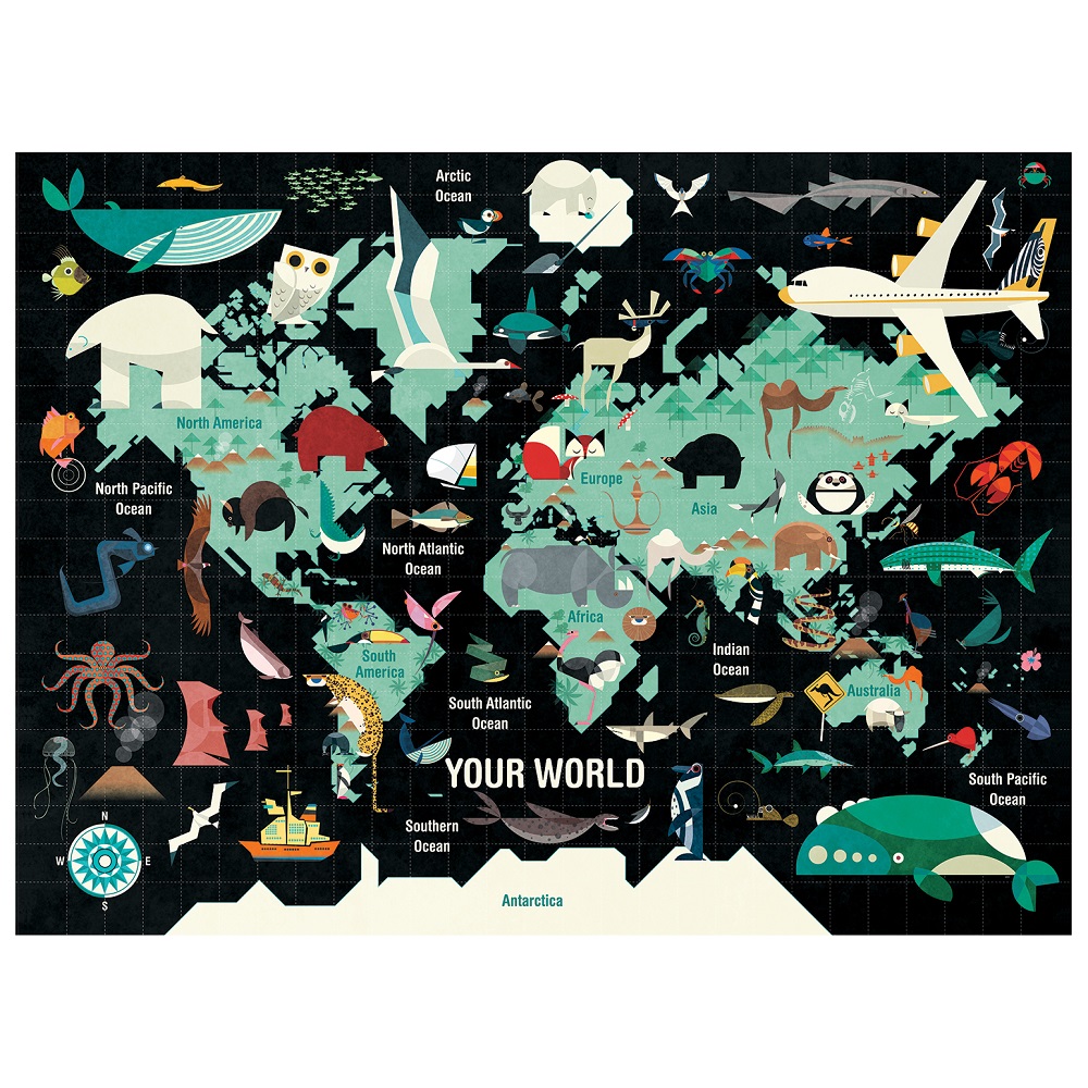 Puzzle Mapa de Mundo