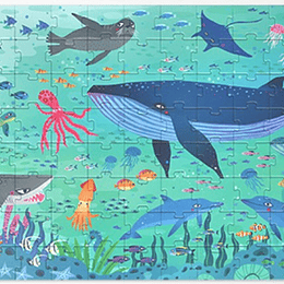 PUZZLE MALETA OCEANO 104PCS