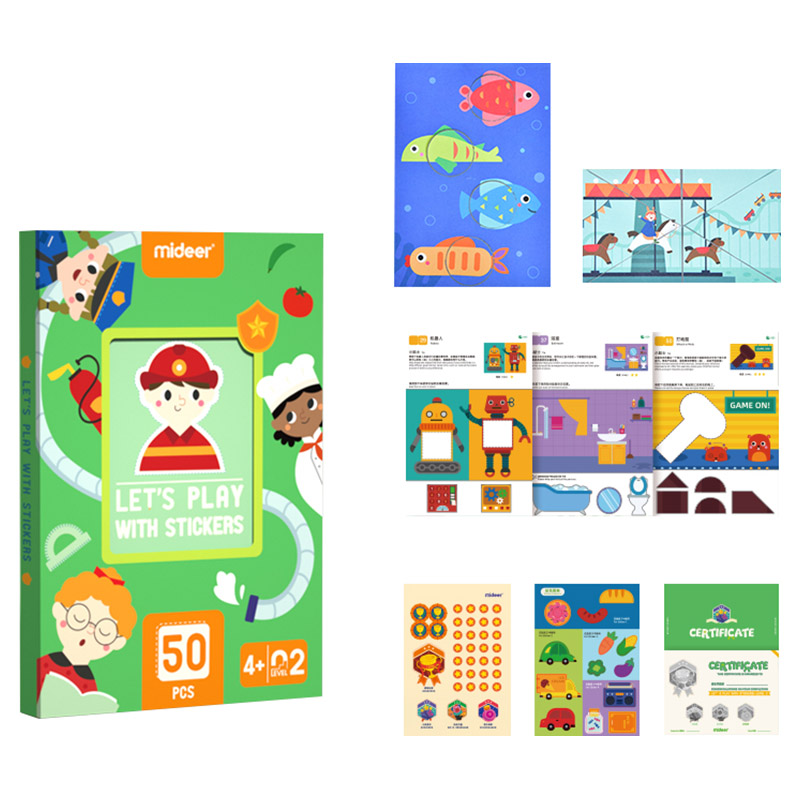 JUGUEMOS CON STICKERS, NIVEL 2