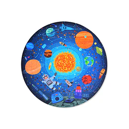 PUZZLE 150PCS REDONDO, VAGANDO EN EL ESPACIO 