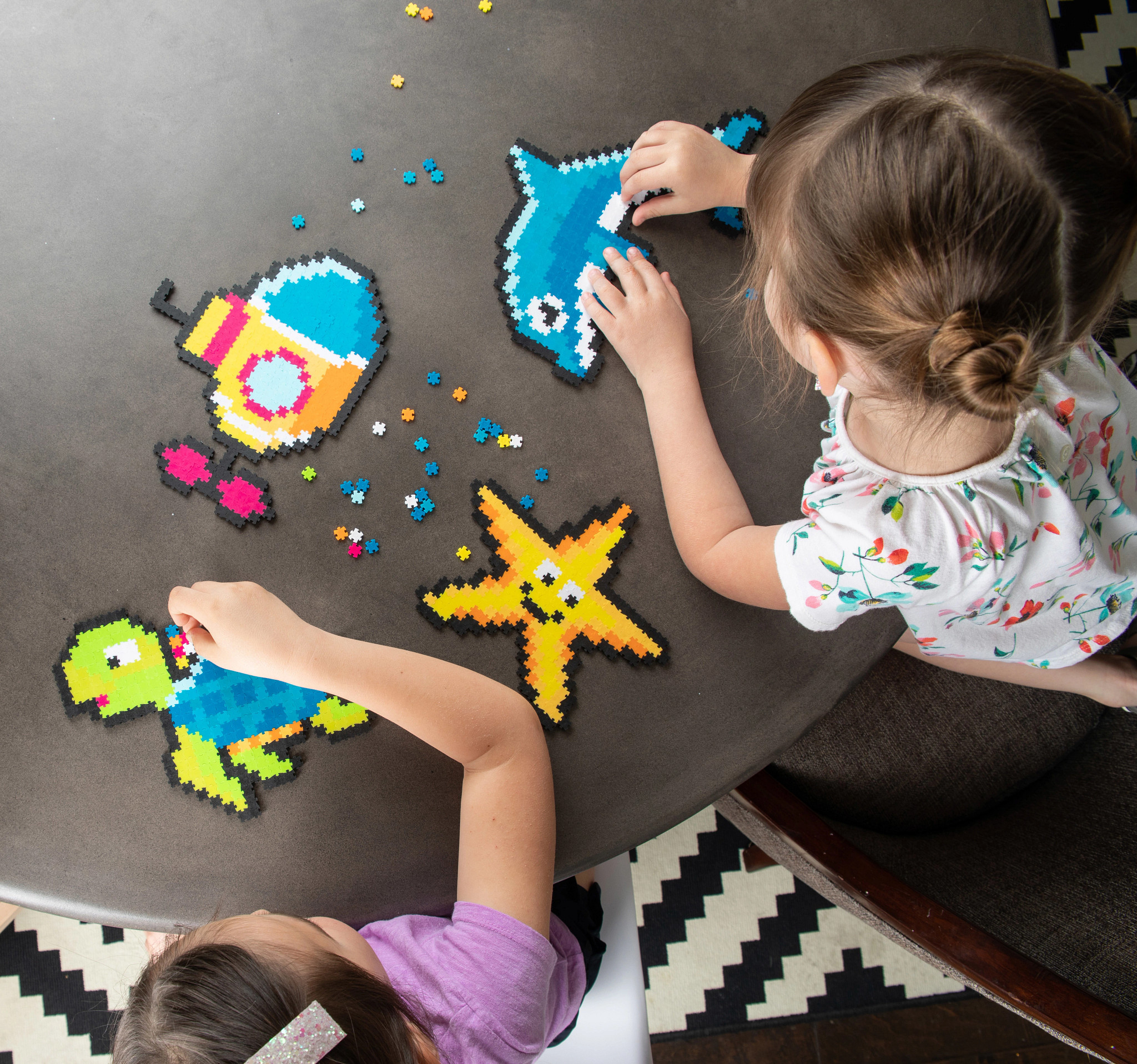 Jixels Puzzles JIXELZ PUZZLE DE PIXELES, 1500 PC SET, BAJO EL MAR