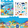 STICKERS REUTILIZABLES ACUARIO