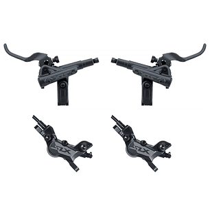 Set de frenos Shimano SLX 4 pistones M7120