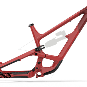 Cuadro YT Capra MK3 MX Carbono rojo