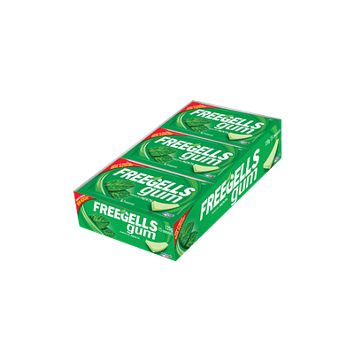 Chicle Menta Freegells Display 15u.