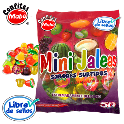 Mini Jaleas Bolsa 50u.