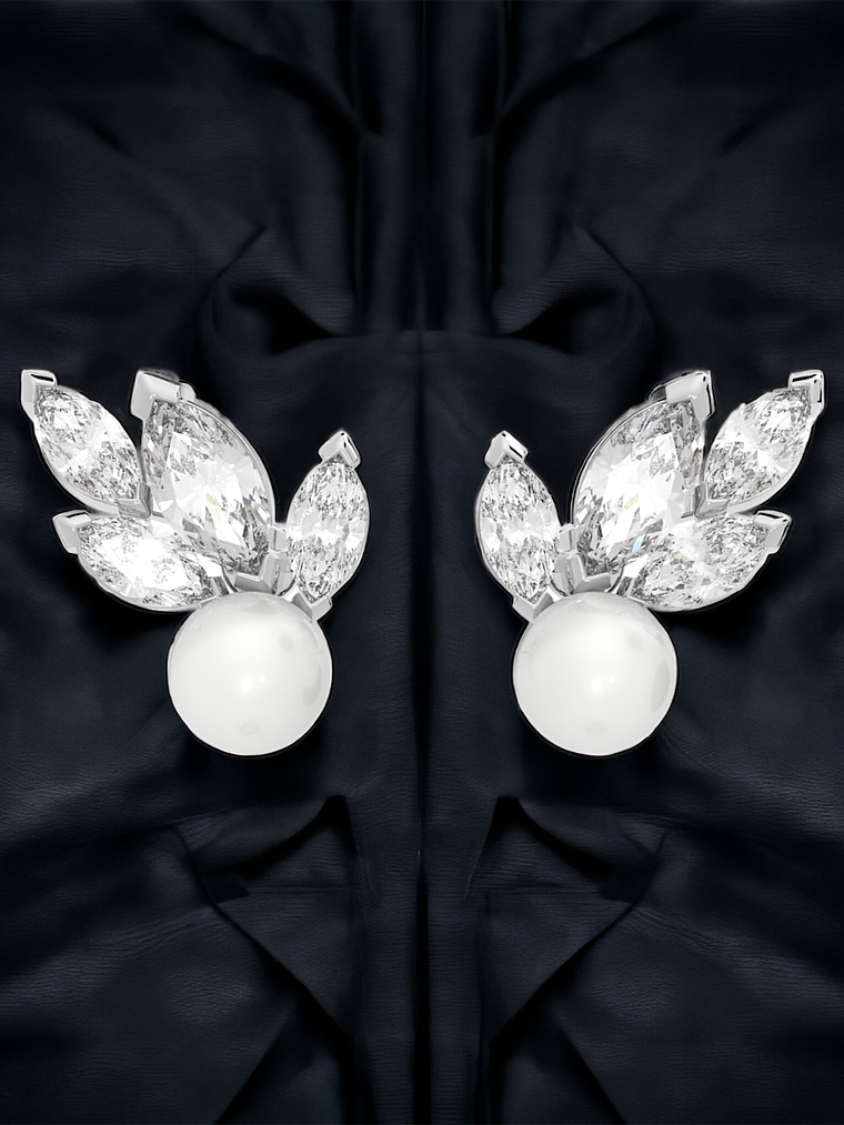 Aros Swarovski Elegantes Para Mujer 4