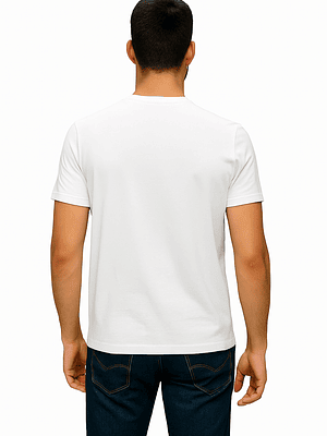 Polera Diesel Hombre Blanca Logo For Successful Living – Original Importada