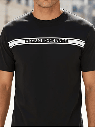 Armani Exchange Tee Shirt 6gztau-zja5z Noir M y L 