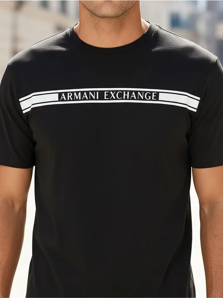 Armani Exchange Tee Shirt 6gztau-zja5z Noir M y L  1