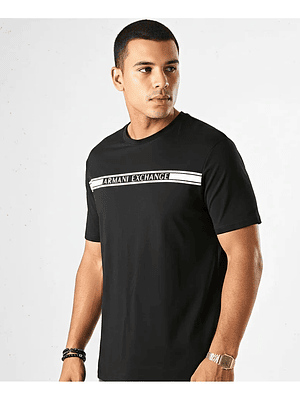 Polera Armani Exchange Básica - Negra (100% Original)