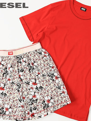 Pijama Diesel Just Stark Hombre Talla L Dos piezas 