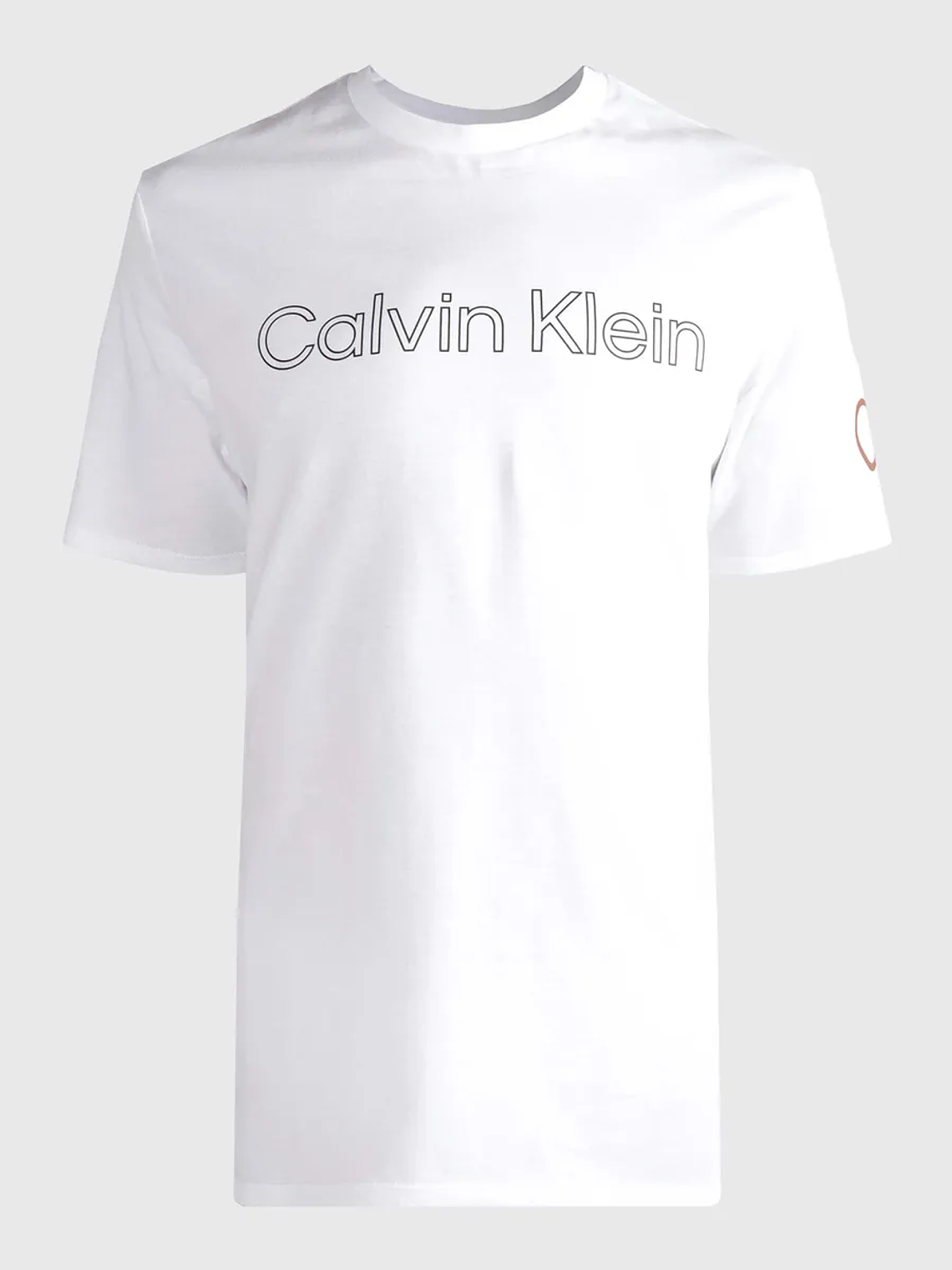 Polera Calvin Klein Blanca Logo Minimal – Importada Original 3
