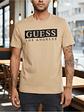 Polera Guess Hombre Café Los Ángeles Logo – Original Importada - Miniatura 3