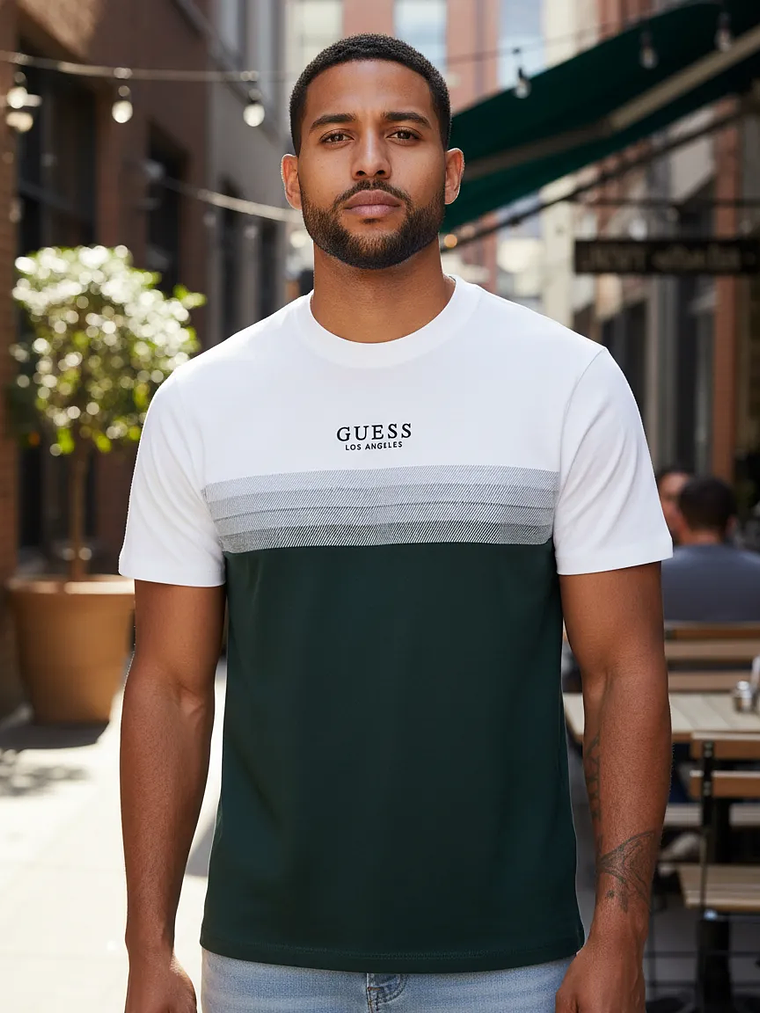 Polera Guess Hombre - Remera Casual 3