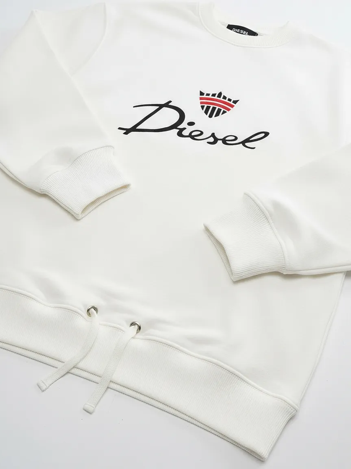 Polerón Diesel Unisex Blanco Original Importado 3