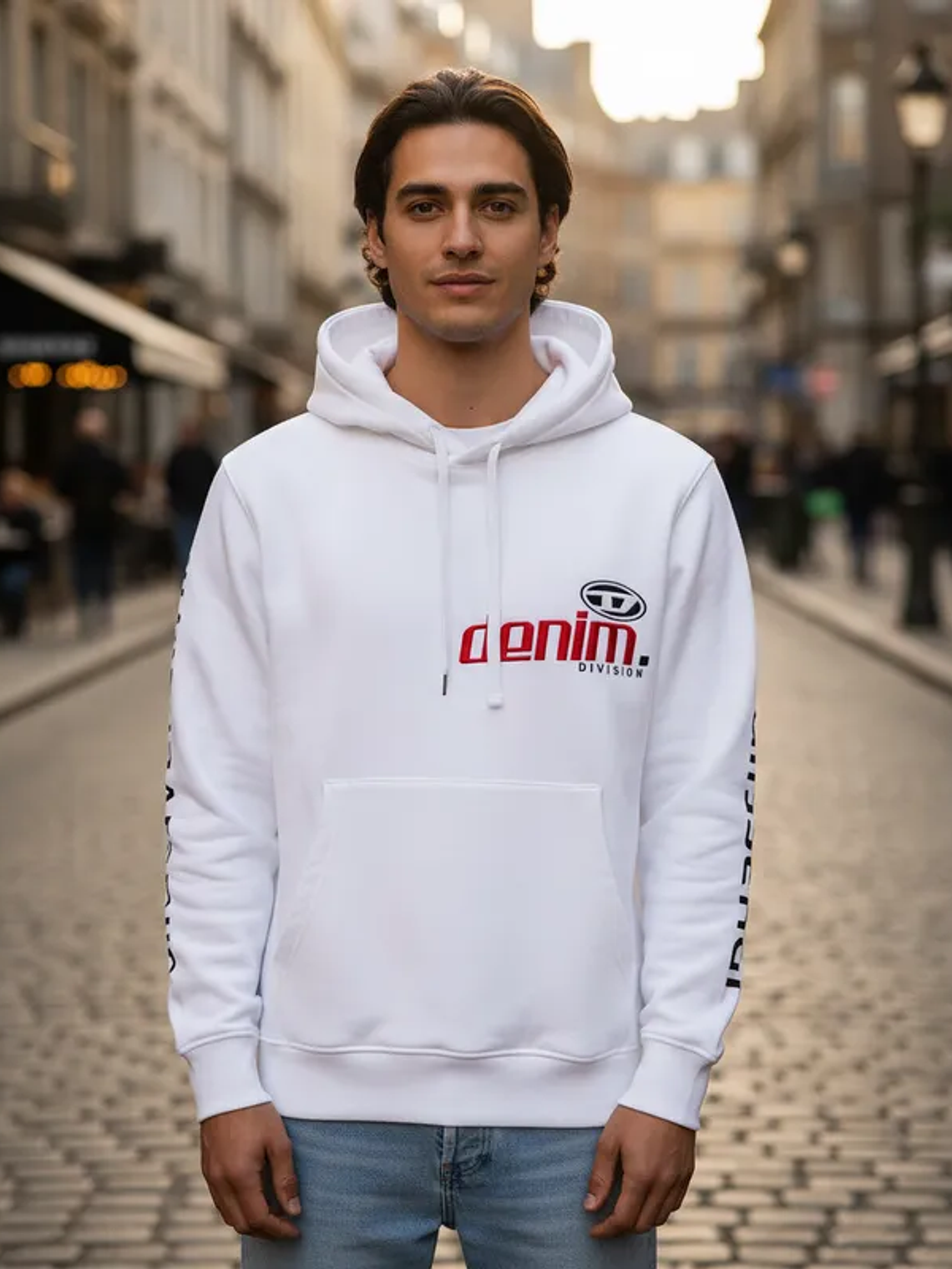 Polerón Diesel Denim Division Blanco - Edición Exclusiva 1