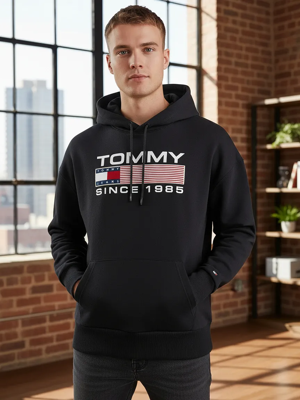 Poleron Tommy Hilfiger Traido de Usa  1