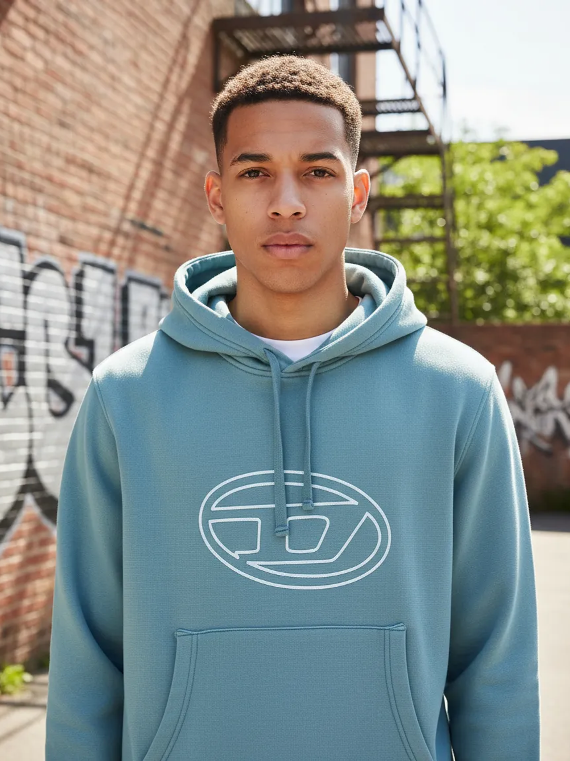 Polerón Diesel Talla XL S-Ginn-Hood-E4 Para Hombre A06922-0LEAC Original Con Capucha 3