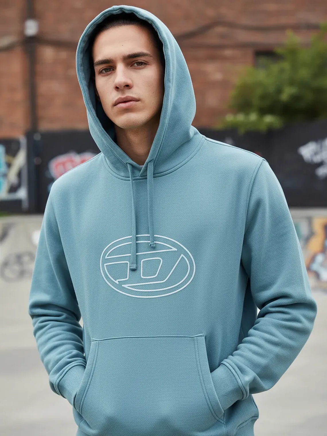 Polerón Diesel Talla XL S-Ginn-Hood-E4 Para Hombre A06922-0LEAC Original Con Capucha 1