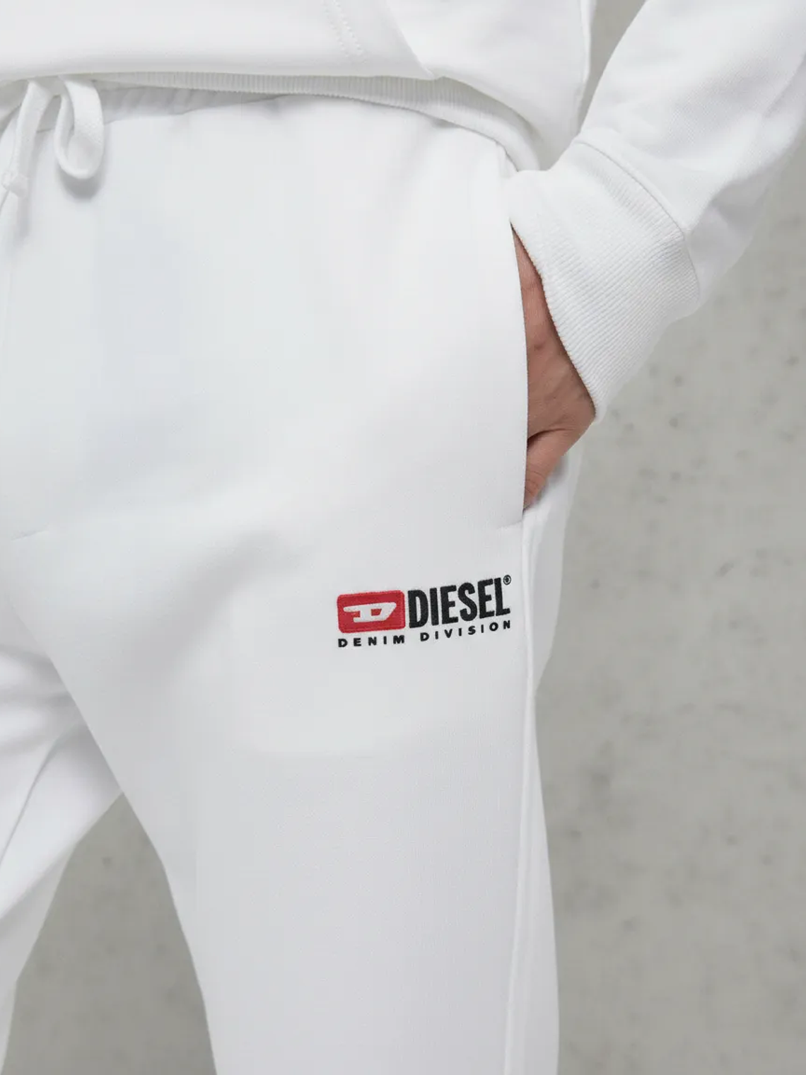 Pantalón Jogger Diesel Hombre Blanco – Original Importado 6