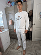 Pantalón Jogger Diesel Hombre Blanco – Original Importado - Miniatura 3