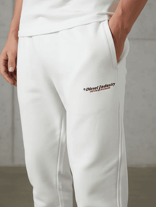 Pantalón Jogger Diesel Hombre Blanco Original Importado