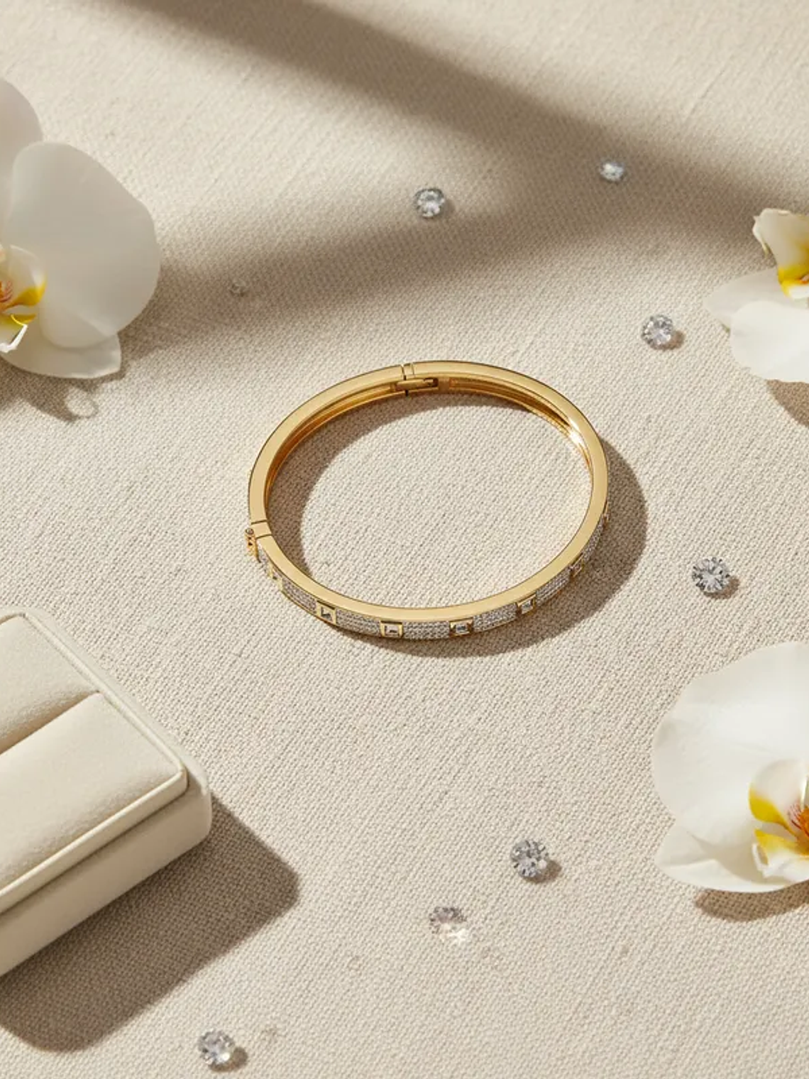 Pulsera Swarovski Thrilling Cristal Para Mujer 20 Cm Amarillo 3