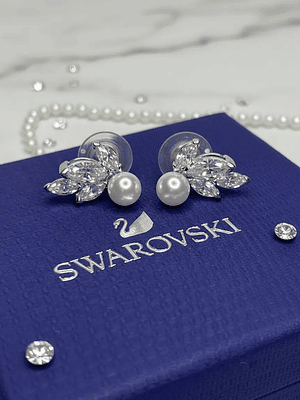 Aros Swarovski Elegantes Para Mujer