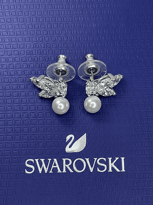 Aros Swarovski Elegantes Para Mujer